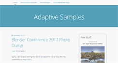 Desktop Screenshot of adaptivesamples.com