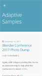 Mobile Screenshot of adaptivesamples.com