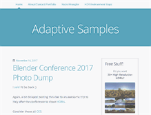 Tablet Screenshot of adaptivesamples.com